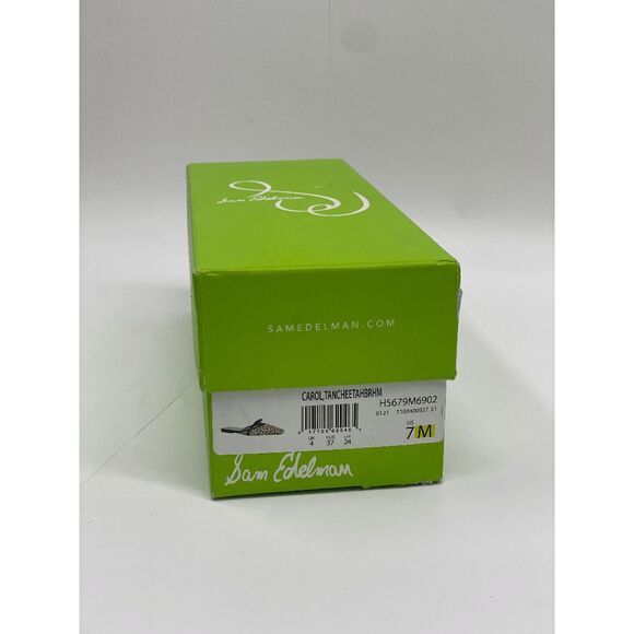 Sam Edelman Women's Carol Bow Tie Mules - Tan Cheetah 7M - Picture 6 of 7